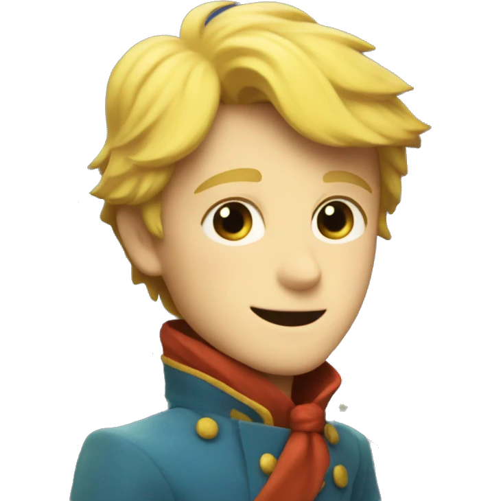 The little prince and the stars emoji