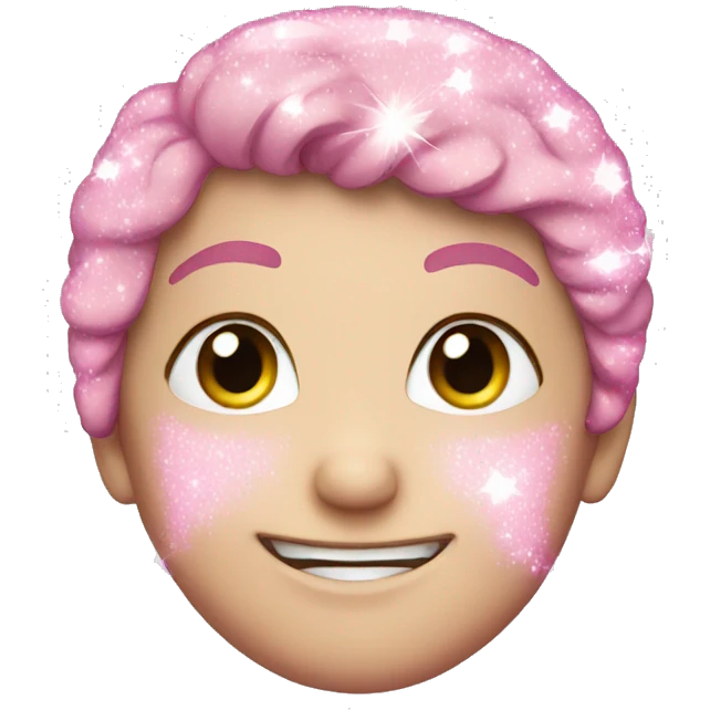 pink sparkles emoji