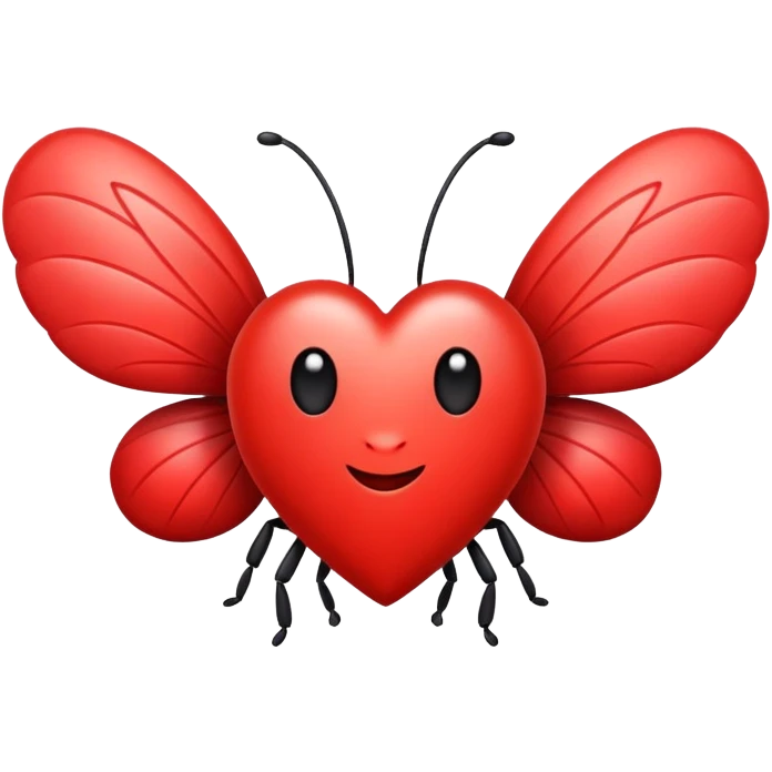 Love bug emoji