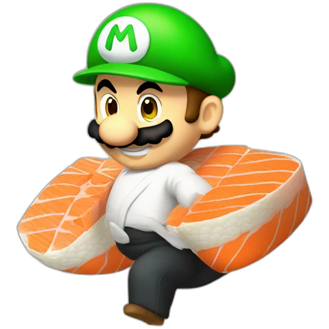 sushi-mario-luigi-jump emoji