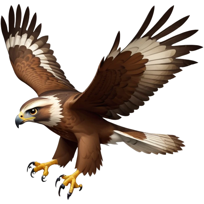 cinematic-hawk-realistic-full-body-hunting-emoji,-powerful-brown-and-white-feathered-frame-gliding-over-a-vast-landscape,-sharp-hooked-beak-partially-open,-intelligent-eyes-focused-intensely-on-the-ground-below,-strong-talons-flexing-in-anticipation,-broad-wings-catching-the-wind-with-effortless-grace,-simplified-yet-realistic-focused-features,-highly-detailed,-glowing-with-a-bold-determined-light emoji