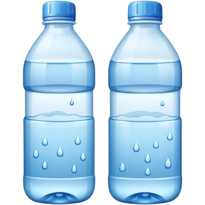 bottles of water emoji