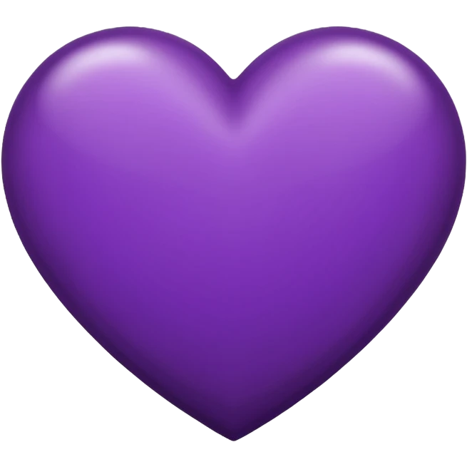 Dark purple heart emoji