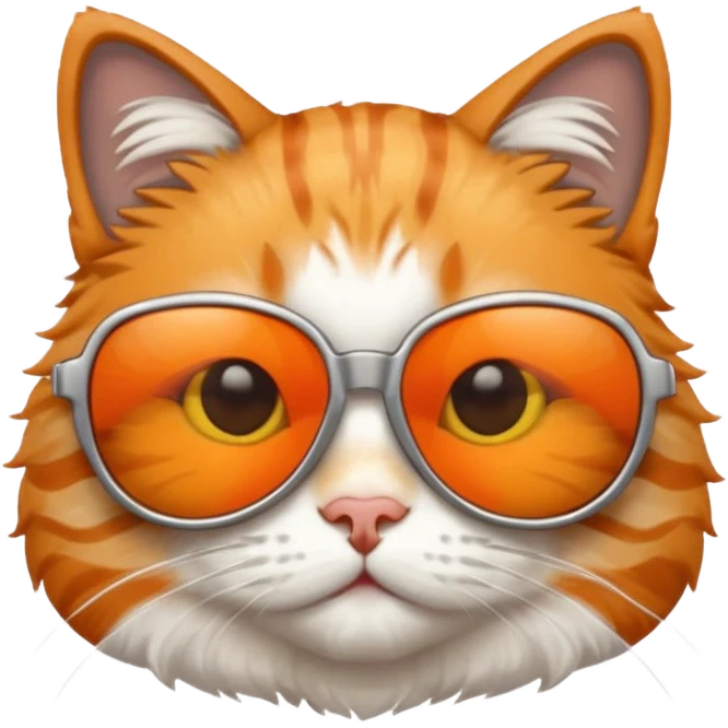 Cat wearing sunglasses emoji