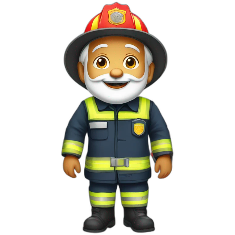 Narendra modi as a fireman  emoji