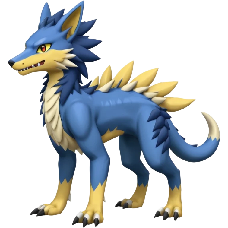 Digimon-Lombax-Sergal-Zeraora-Nargacuga-Fakemon full body emoji