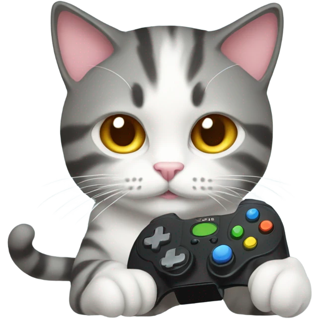 cat with gamepad emoji