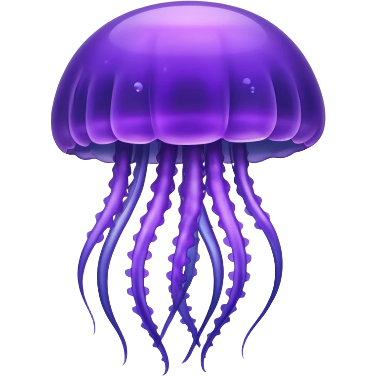 Purple jellyfish emoji