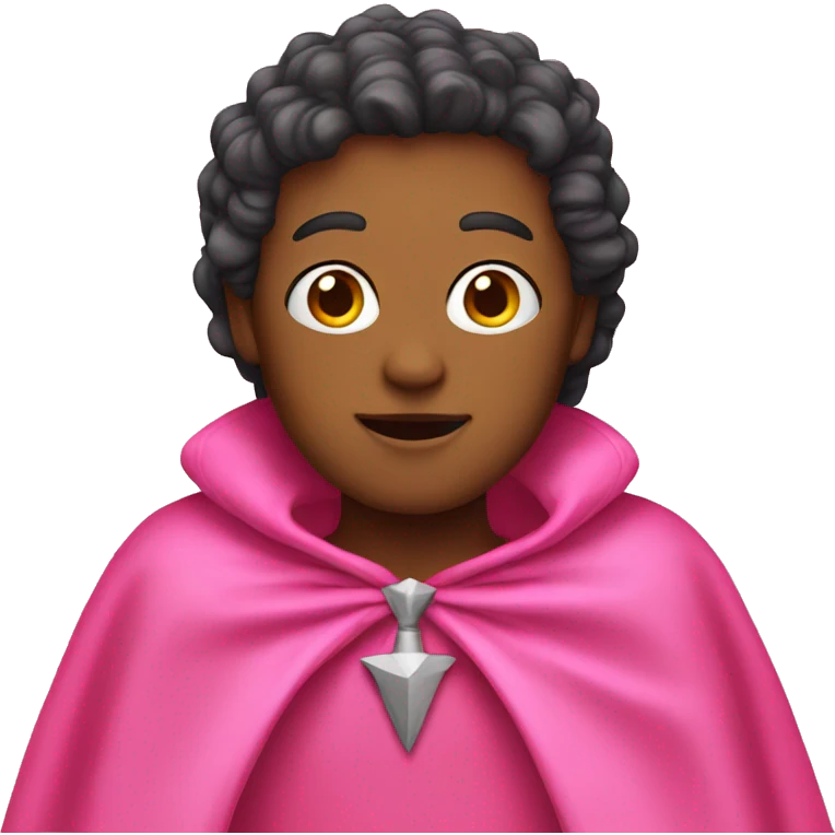 Pink cape emoji