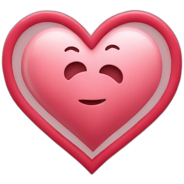 An Heart in an bigger heart in a bigger heart emoji