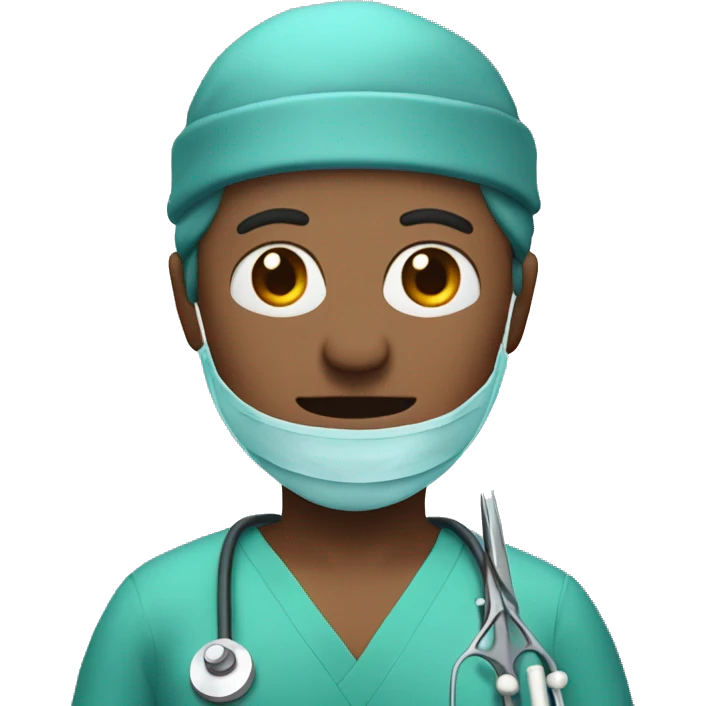 surgeon with a scalpel in his hands emoji