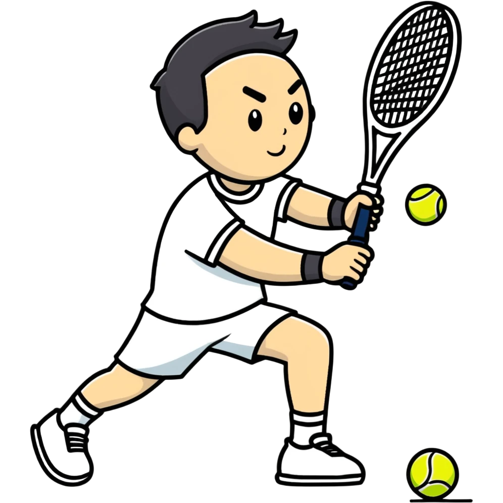 man playing tennis emoji