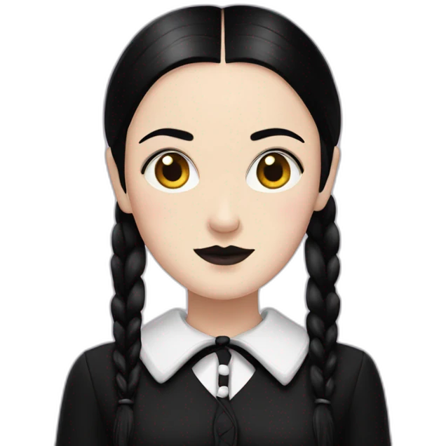 Wednesday Addams emoji
