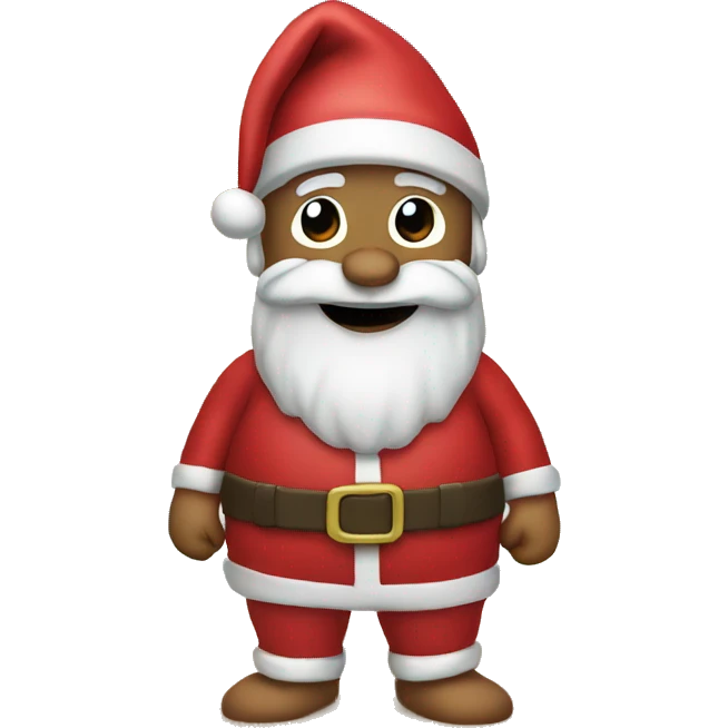 Santa at the beach emoji