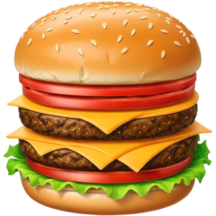 Double meat burger emoji