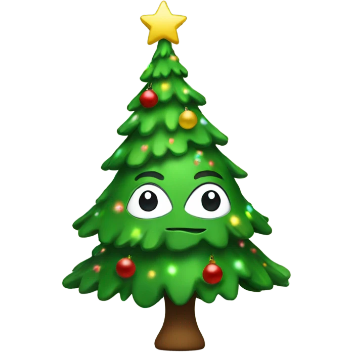 Dancing Christmas tree emoji