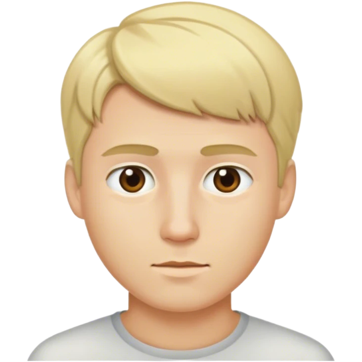 blonde male hairstyles emoji