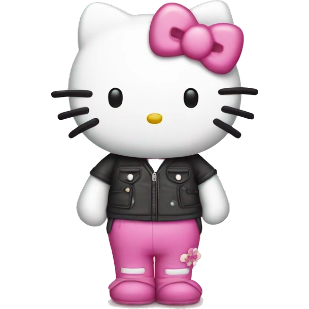 Pink hello kitty emoji