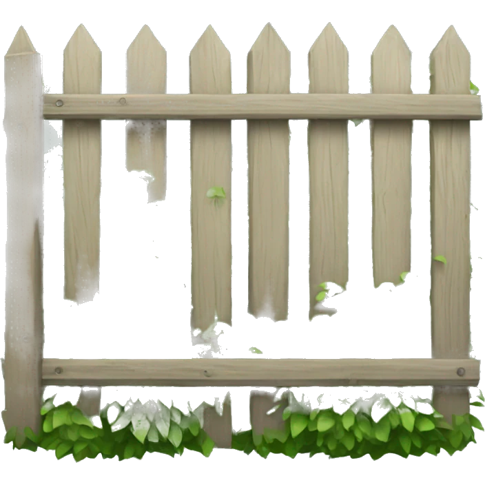 garden fence emoji