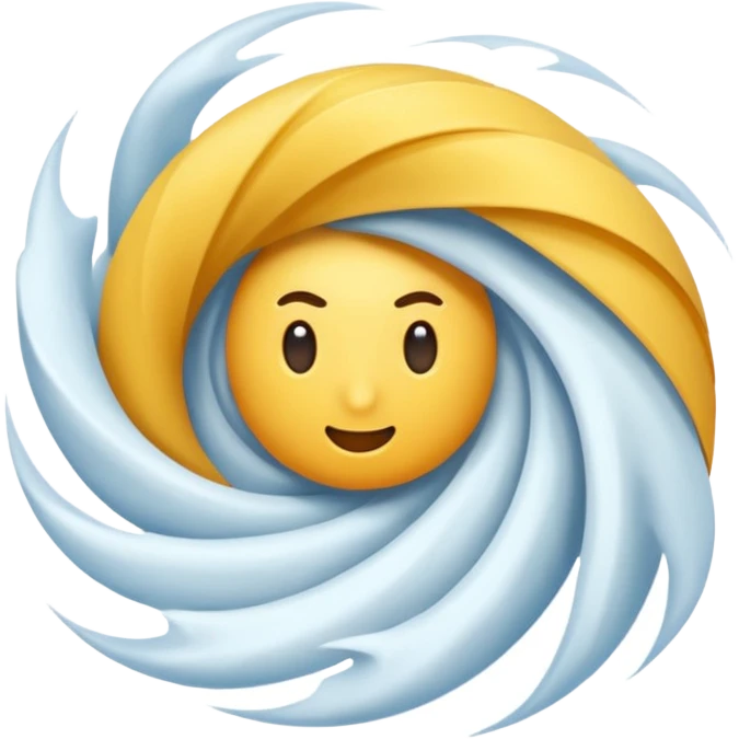 el viento emoji