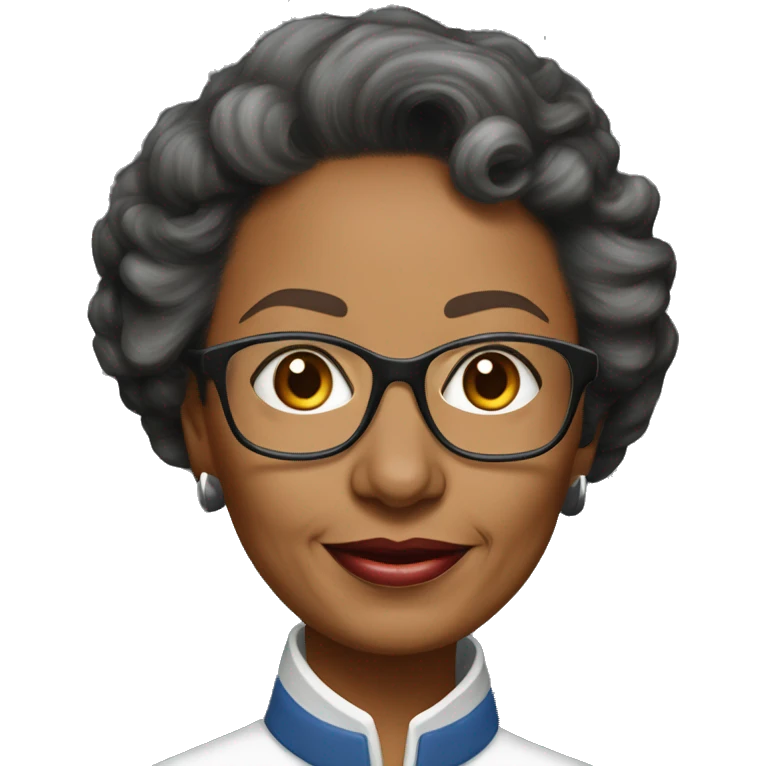Annie Easley, NASA computer scientist, noglasses emoji