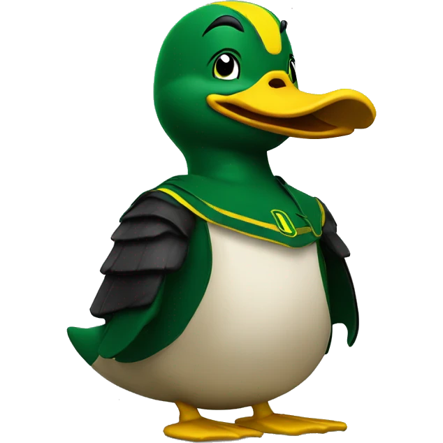 University of Oregon Duck mascot emoji