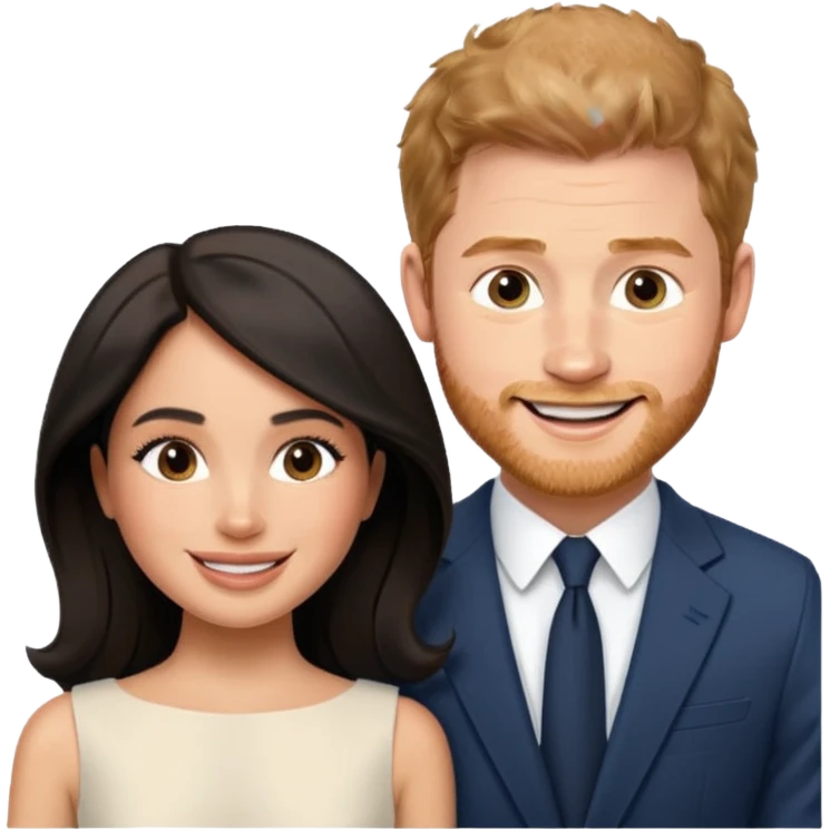 prince harry and megan emoji