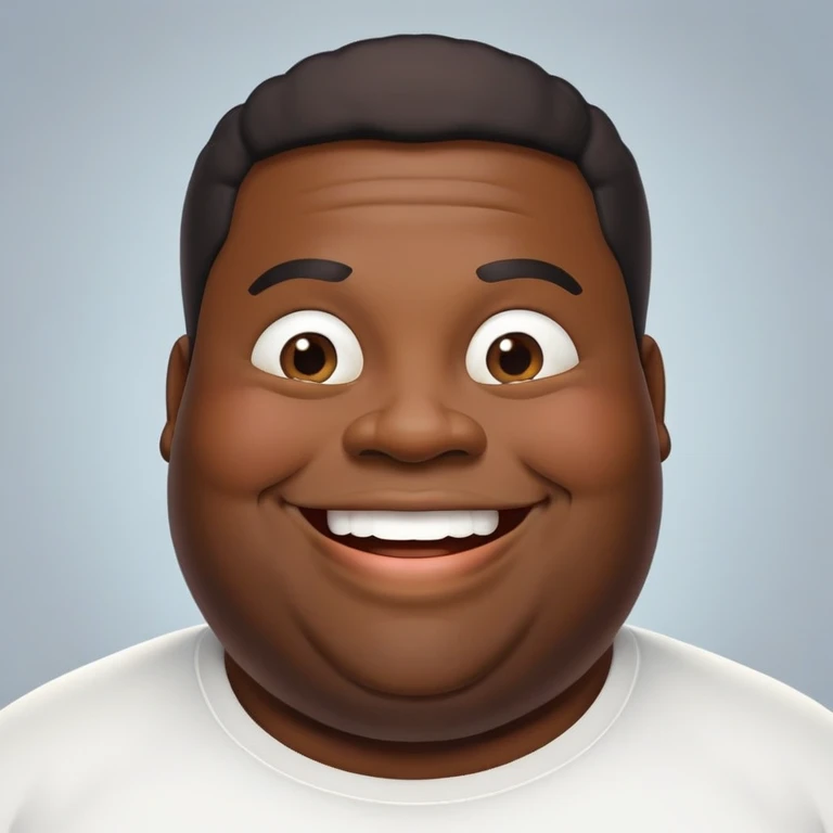  super fat black guy emoji
