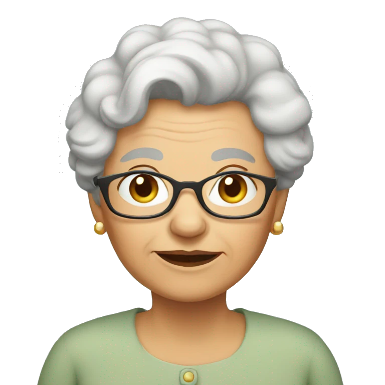 grandma emoji