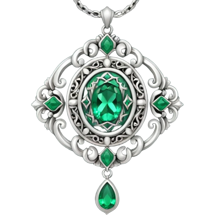haunted cursed necklace emoji