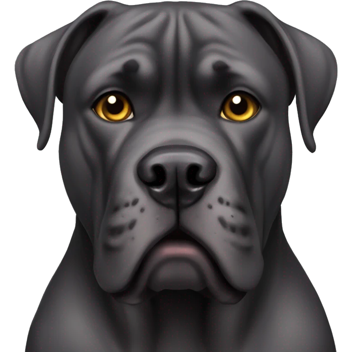 cane corso with ears cropped emoji