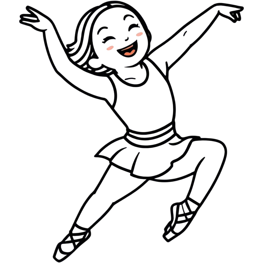 A dancer laughing  emoji