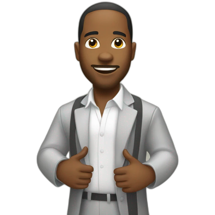 Cantante gospel emoji