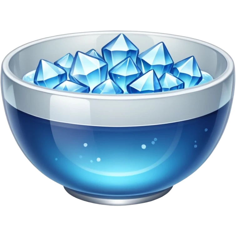 a bowl of crystal emoji