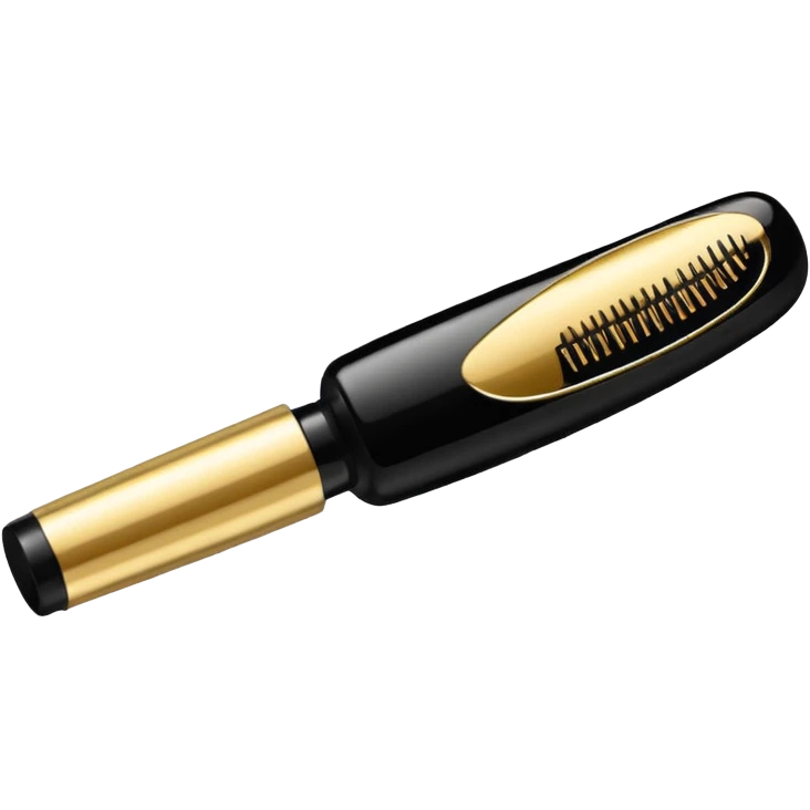 black and gold maskara emoji