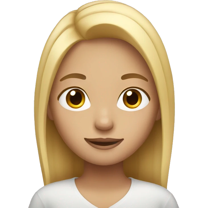 Girl with blond hair  emoji