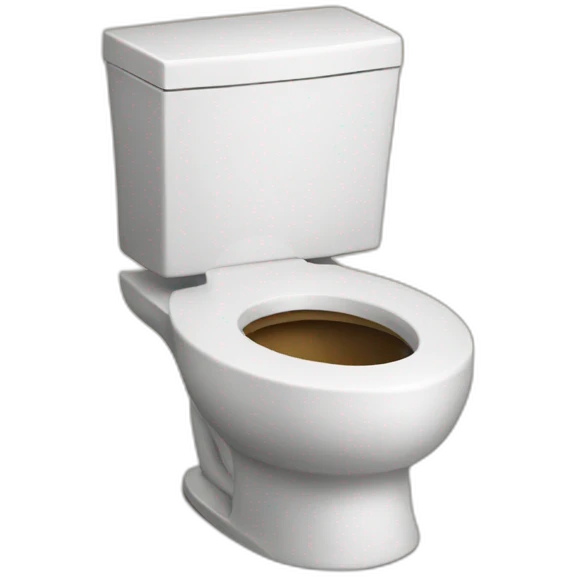 Singing toilet emoji