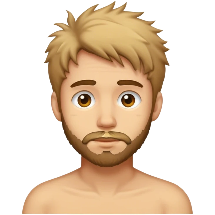young scruffy man emoji