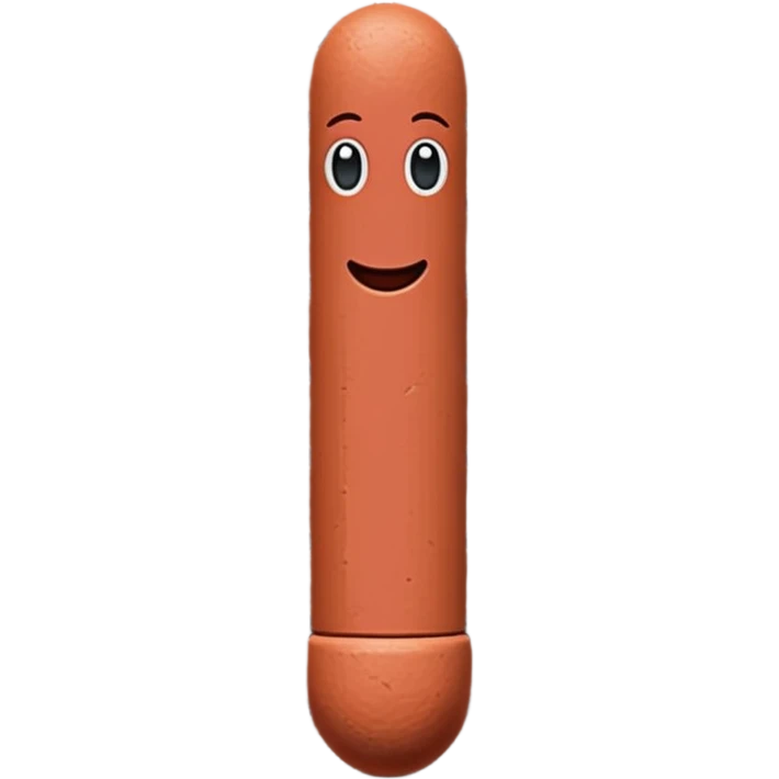Erect penis made out of bricks emoji