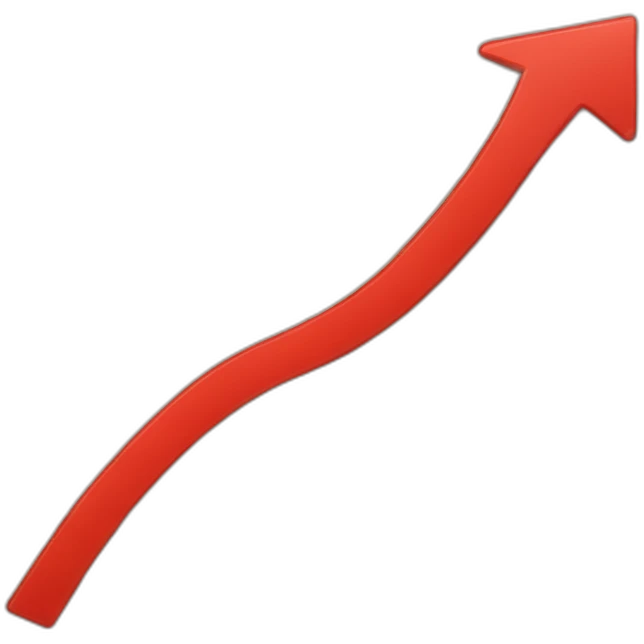 Pointing red arrow up emoji