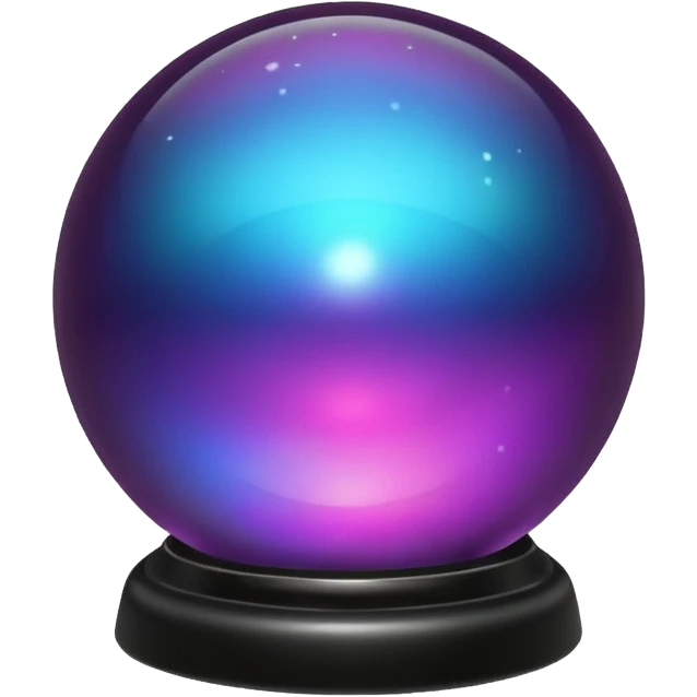 black magic ball sphere emoji