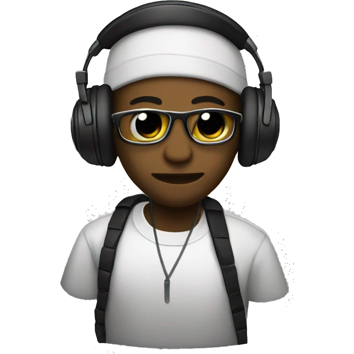 Drum and bass dj emoji