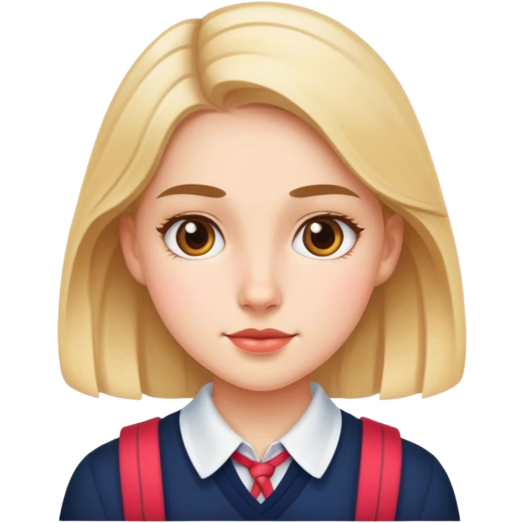 Preppy girl  emoji