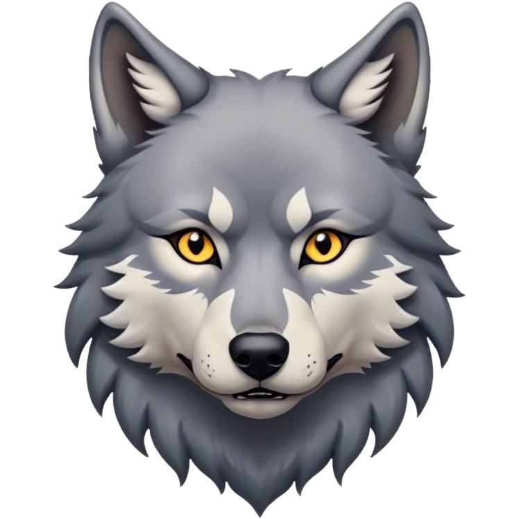 a wolf with tattoos  emoji