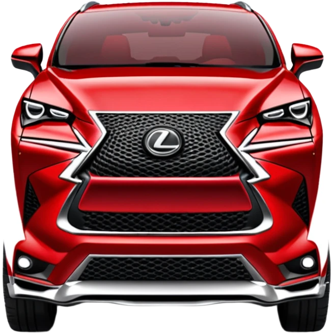 Red 2024 Lexus NX f-sport emoji