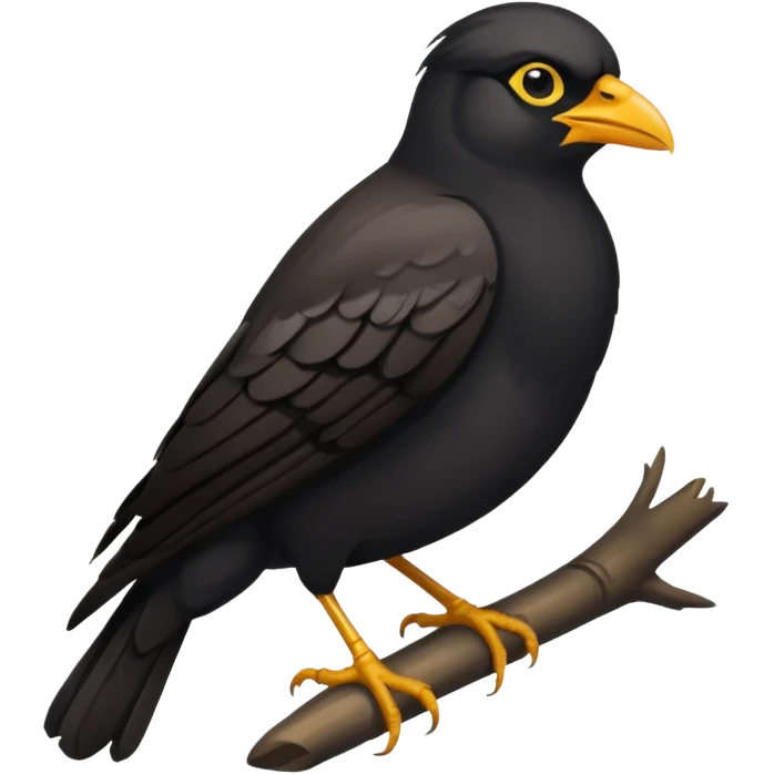 A common myna bird emoji emoji