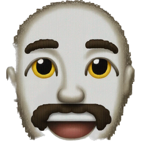 Cross stitch emoji
