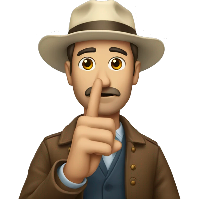 Hombre con la mano  emoji