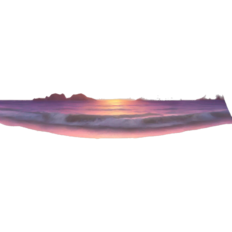 Beach sunset  emoji