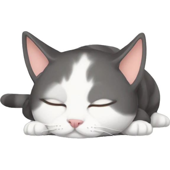 asleep cat emoji